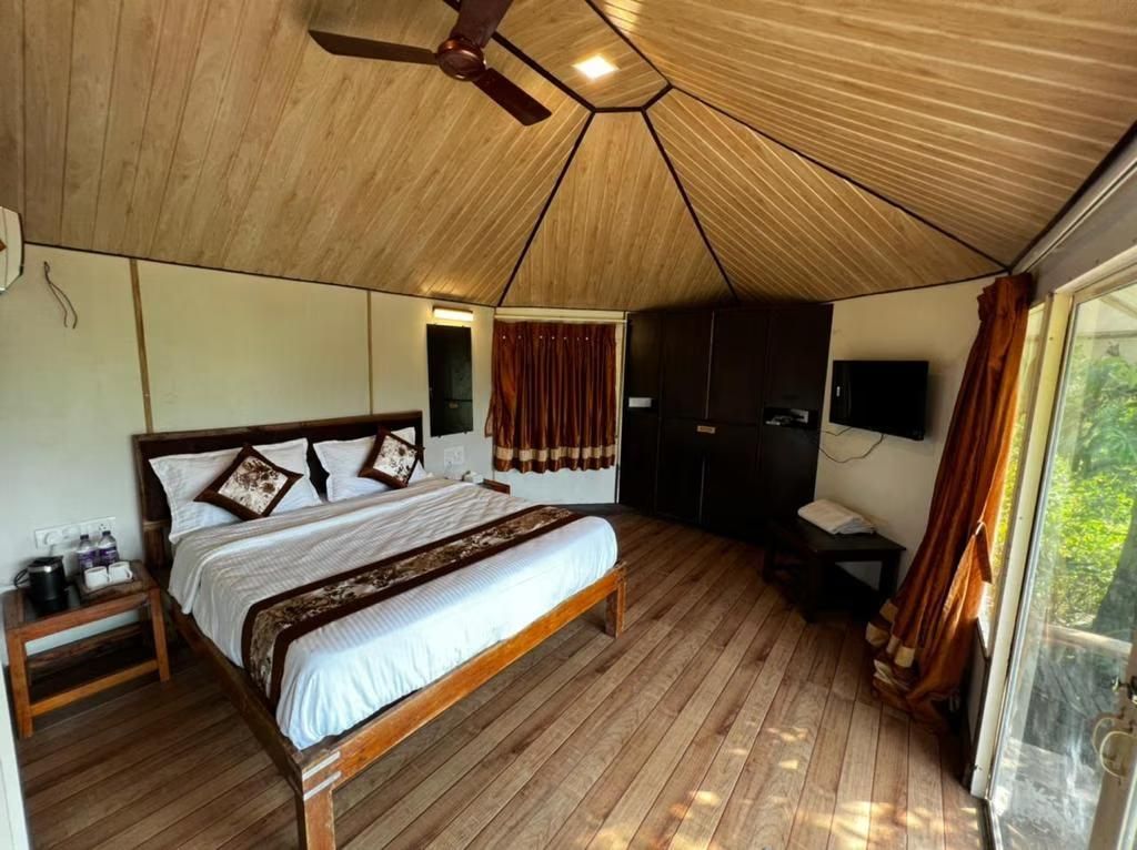 Exotica The Beach Resort AC COTTAGE ROOM with SITOUT