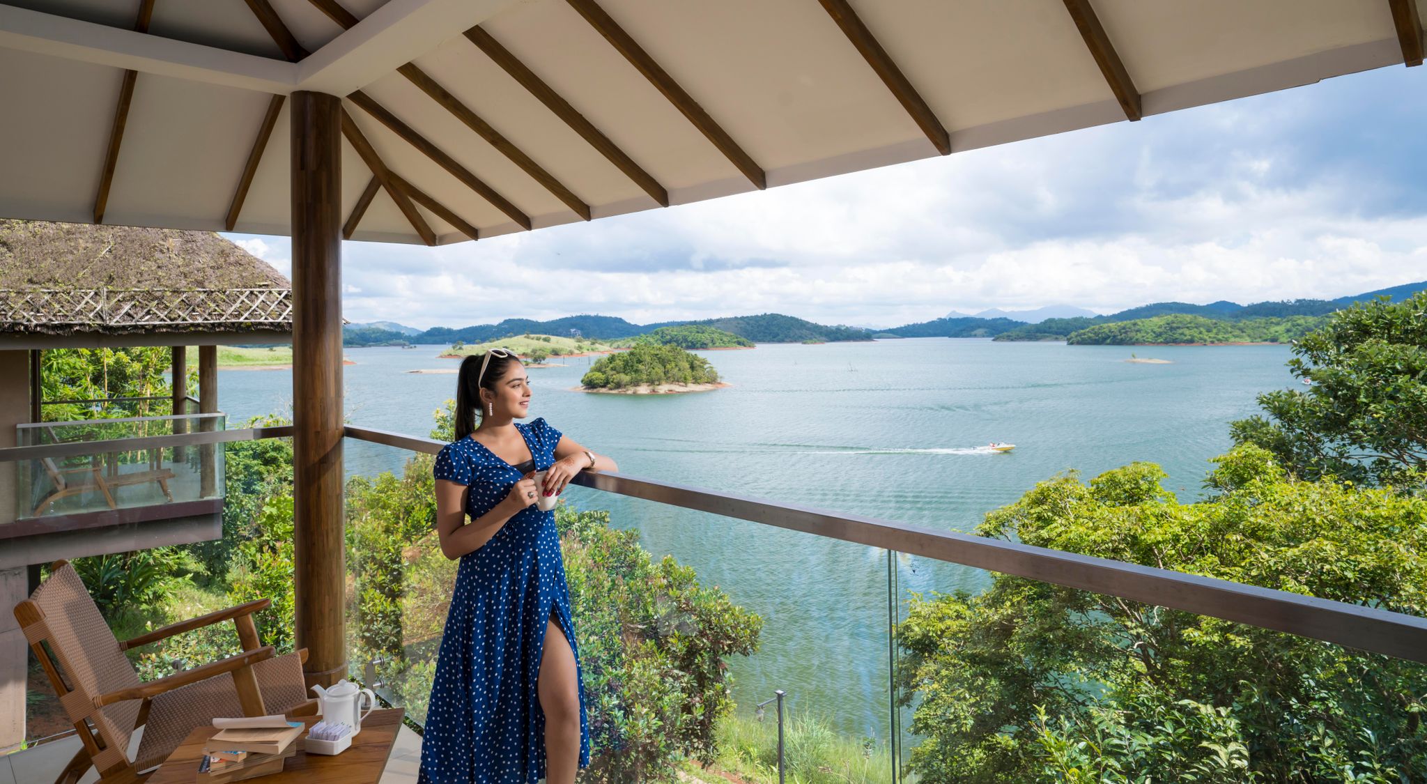 Mountain Shadows Resort Wayanad Luxury lake view Villa with Balcony