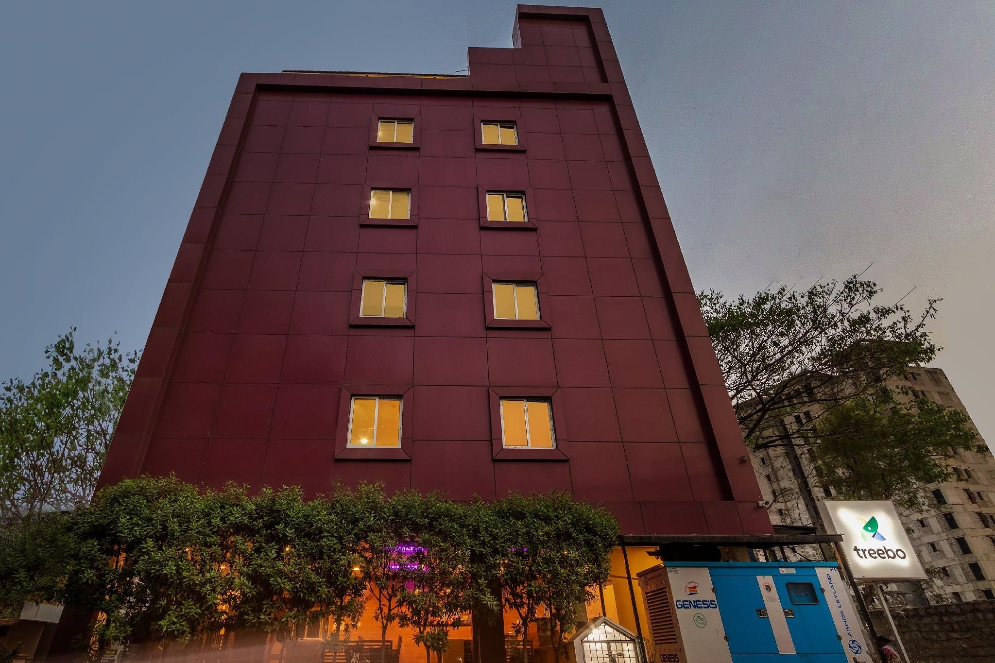 undefined Treebo Purple Square 9