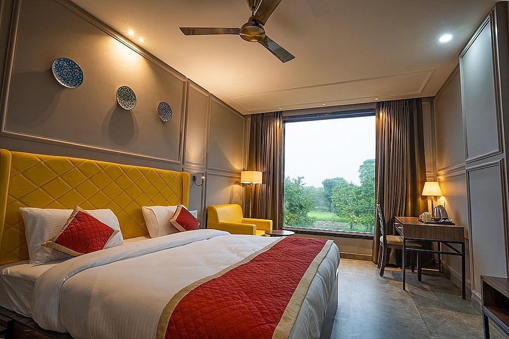 The Lalit international Deluxe Room