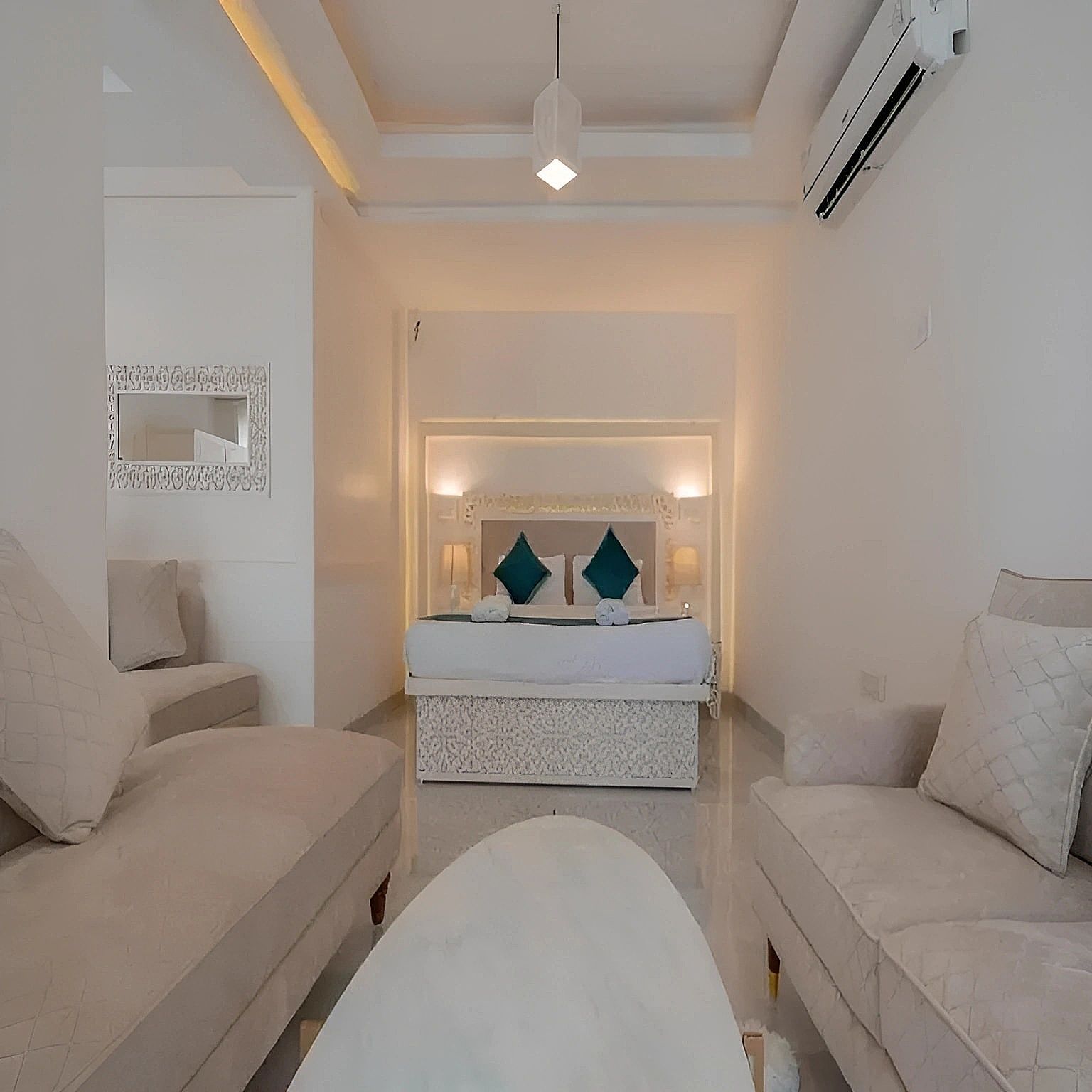 Presidential Queen Suite Room with Corridor Sea View