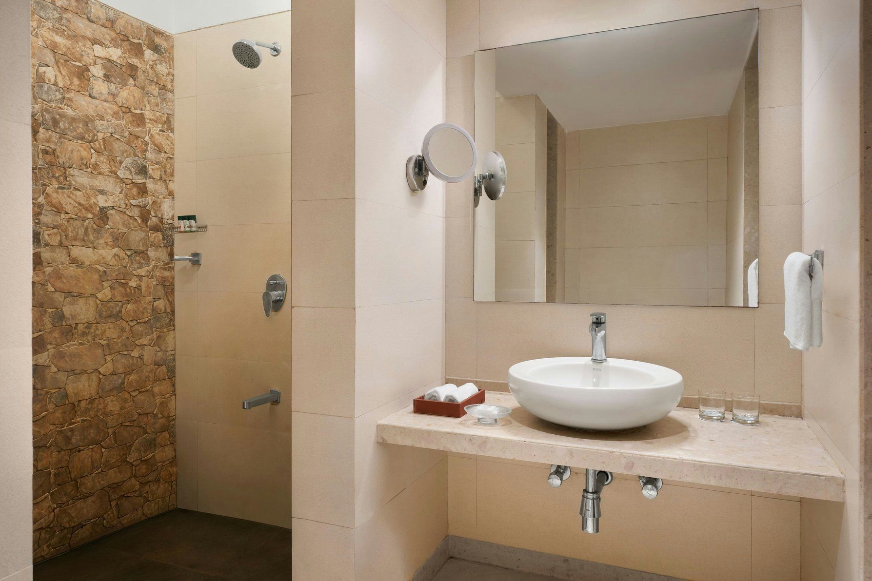 Bathroom - Sink - Walk-In Shower