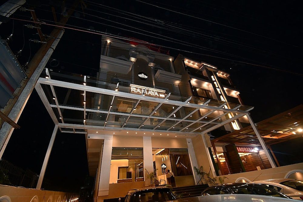 Front of property - evening/night