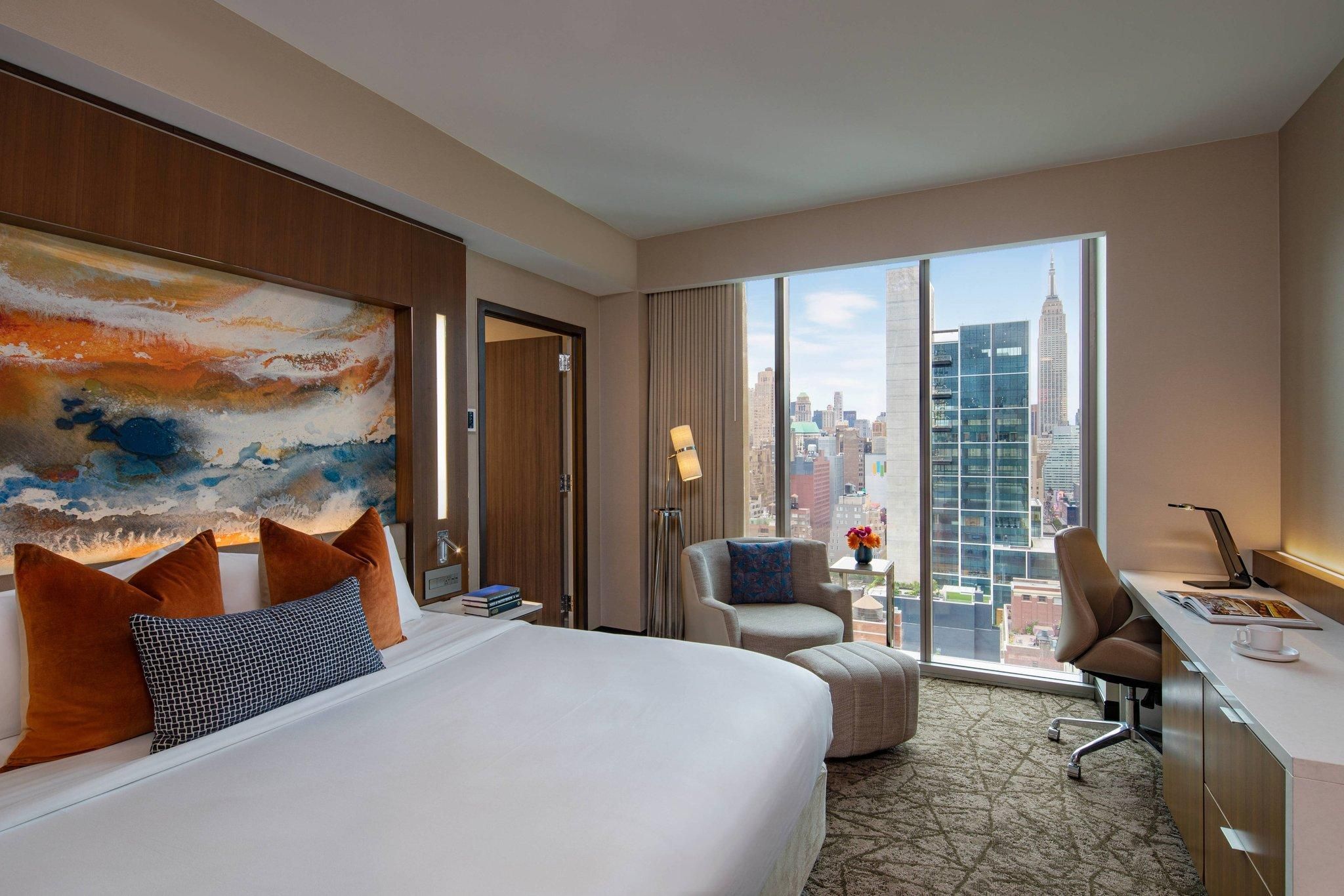 empire king, guest room, 1 king, empire state view, skyline view, high floor