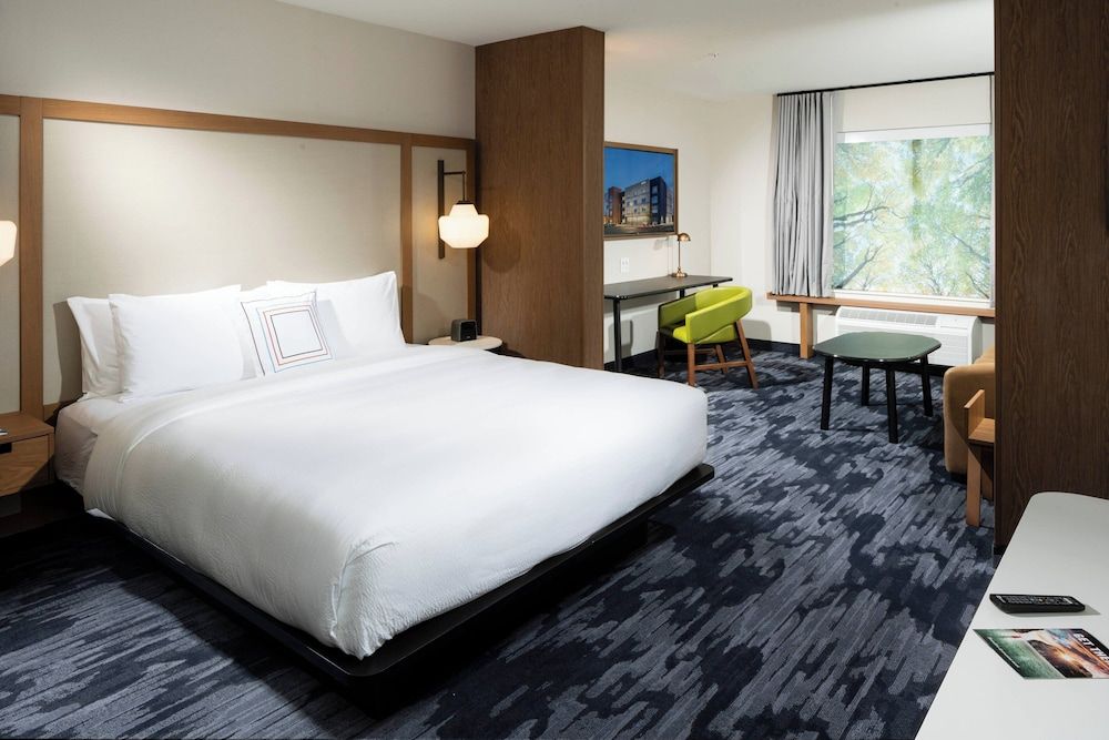 Suite, 1 King Bed with Sofa bed, Non Smoking, City View (Mobility/Hearing Access, Roll-In Shwr)