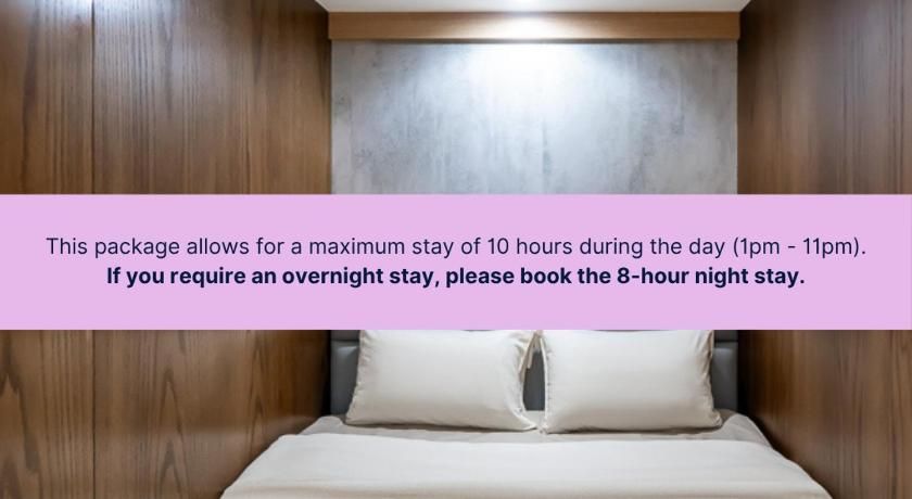 Sleepover Terminal 1, Concourse D – formerly sleep ‘n fly Double Cabin - 10 Hour Day and Evening Stay, 1:00 PM - 11:00 PM 3