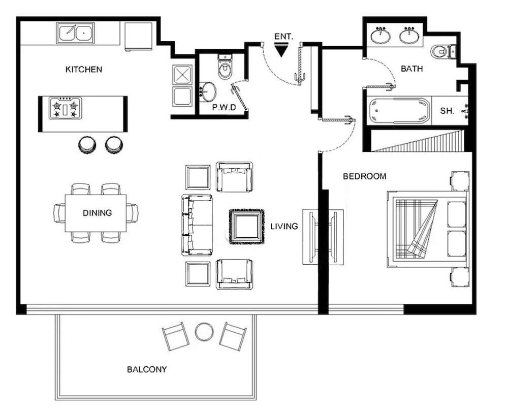 undefined LUX Holiday Home - Bluewaters Residences 8