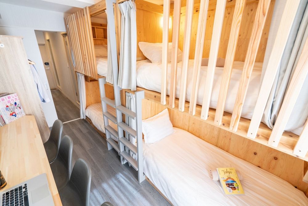 ZAITO Tokyo Kinshicho Economy Inn Signature Quadruple Room, Multiple Beds, Balcony, City View 4