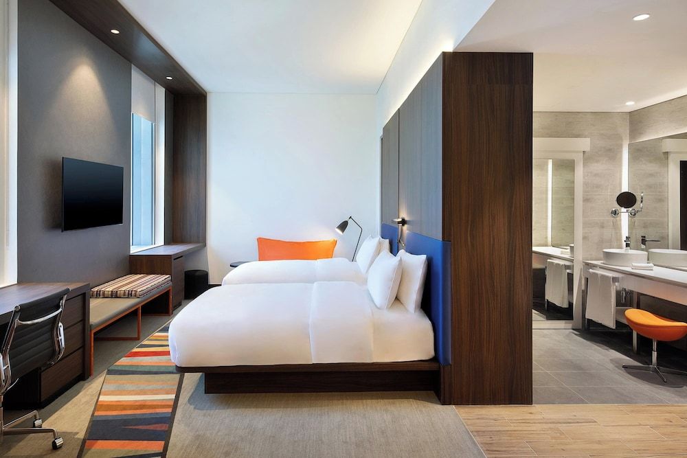 Aloft Dubai Airport Aloft Room, 2 Single Beds, Non Smoking 3