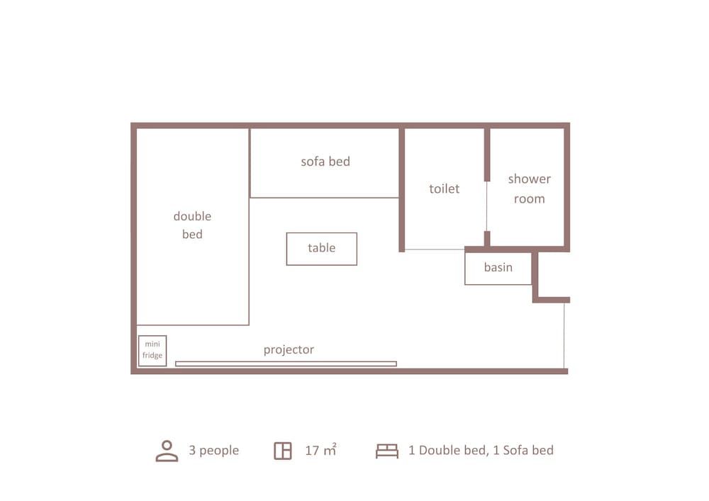 Theatel Haneda II Theater Double, Non Smoking 18