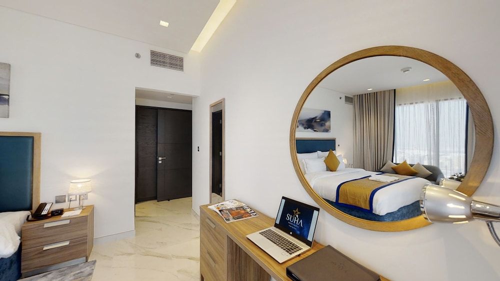 Suha Mina Rashid Hotel Apartments Two Bedroom Deluxe Apartment (King Bed +Twin Bed) 4