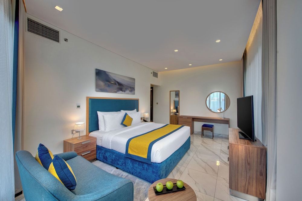 Suha Mina Rashid Hotel Apartments Two Bedroom Deluxe Apartment (King Bed +Twin Bed) 8