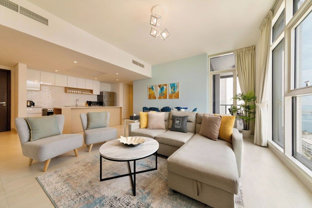 Capital Living On Reem: The Bridges Comfort Apartment, 3 Bedrooms, Pool Access, Sea View 23
