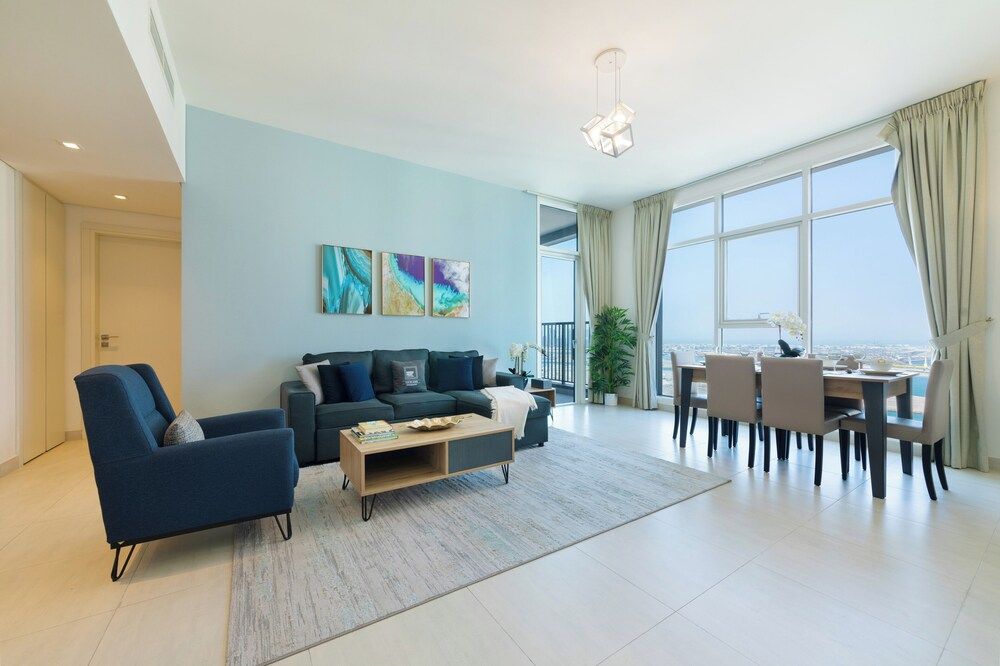 Capital Living On Reem: The Bridges Comfort Apartment, 2 Bedrooms, Pool Access, Sea View 14