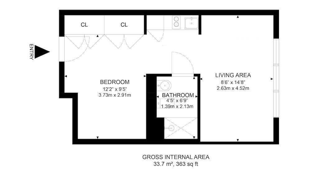 undefined Cosy Studio Apartment in Canary Wharf 6