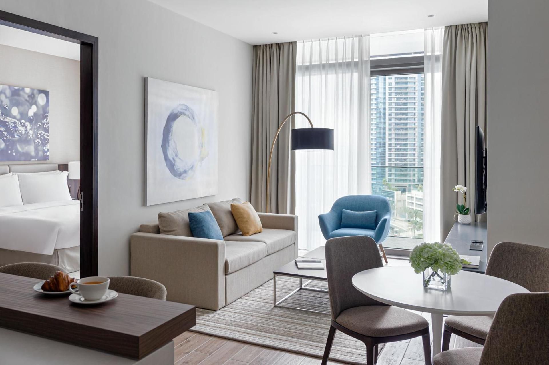 Premium One Bedroom Suite with Balcony & Marina View