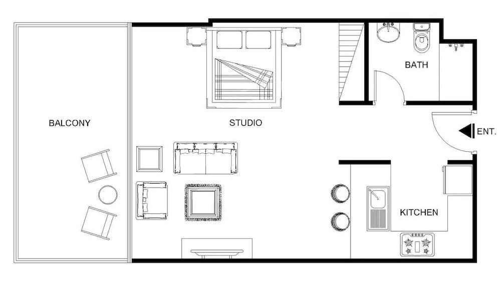 Room layout blue print