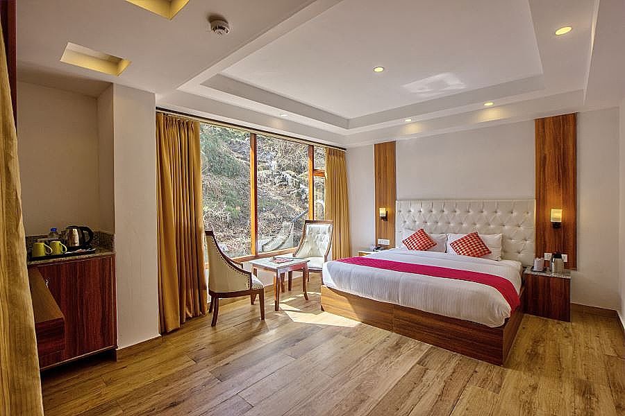 Premium Room With Hot and Cold A/C ( With Private Balcony and Mountain View)