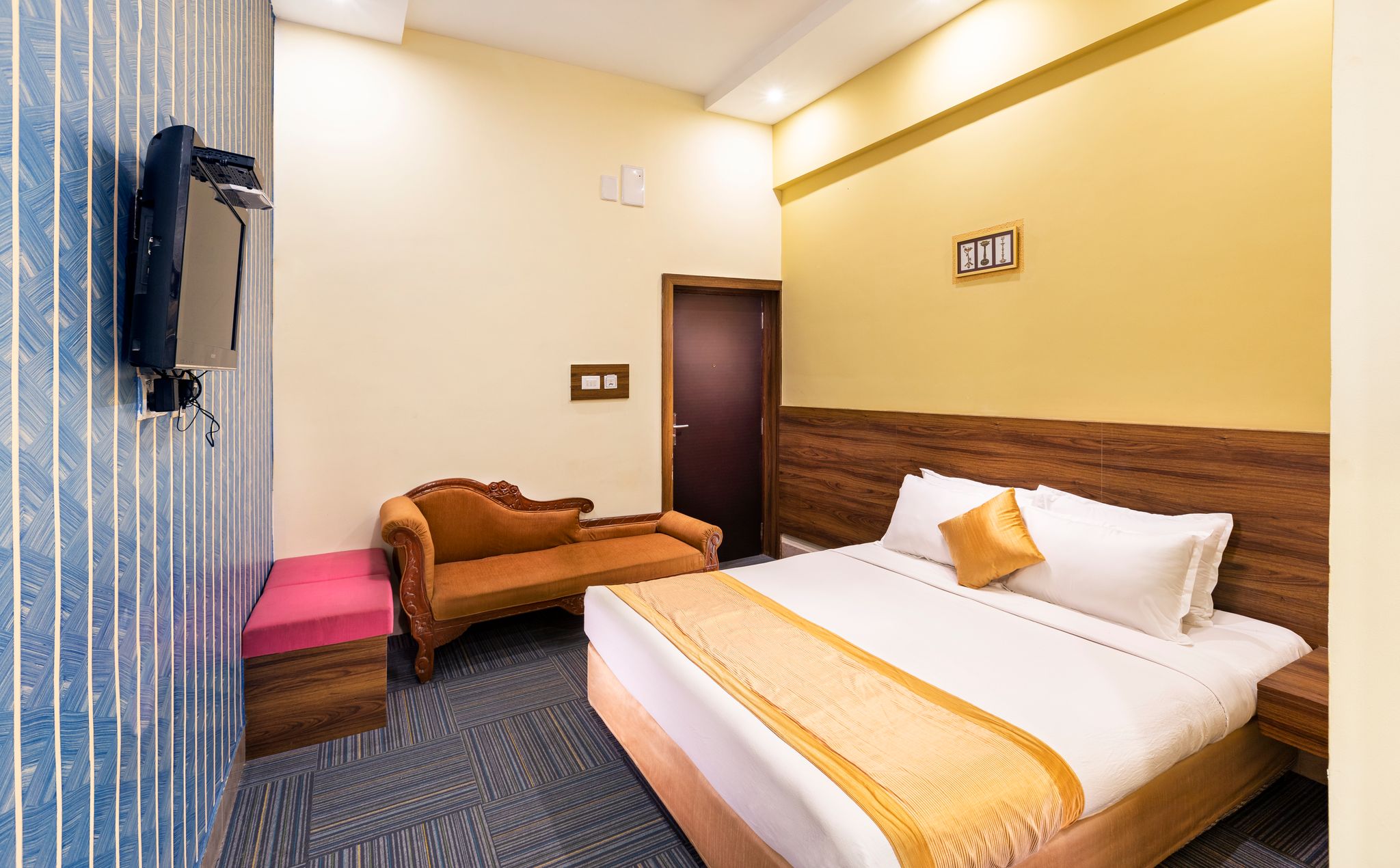juSTa Sarang Rameshwaram Superior Room Twin Bed 2