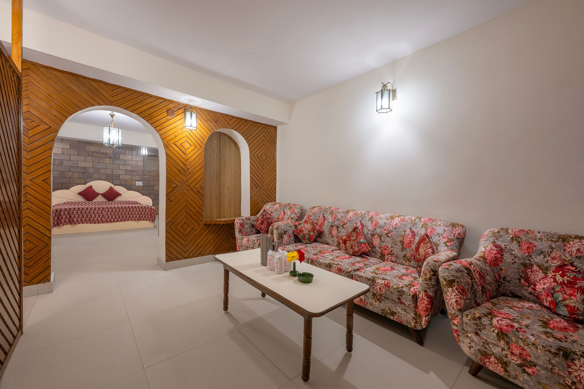 Family Room- Non Valley View (queen bed with two bunk beds)