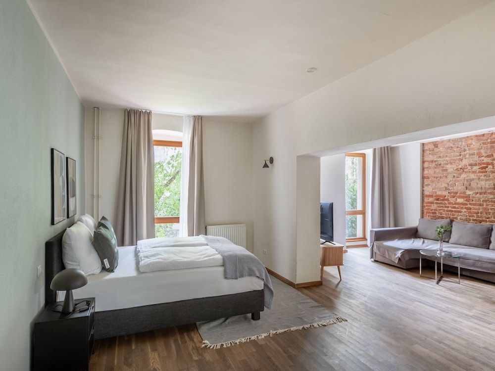 Suite with separate kitchen