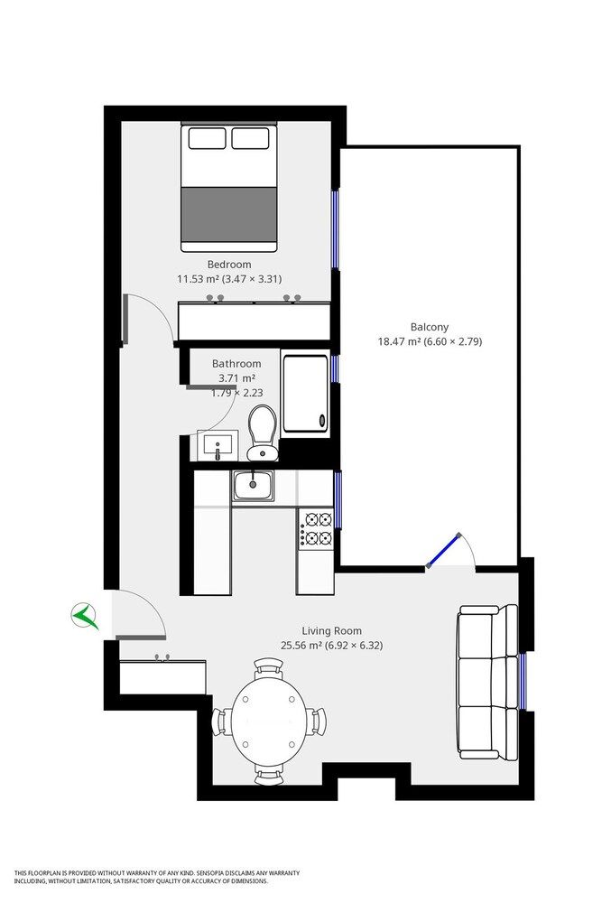 Room layout blue print