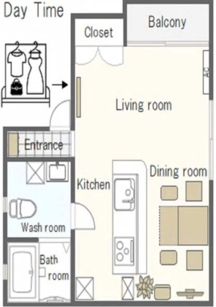 Laffitte Okachimachi Deluxe Quadruple Room, Non Smoking (5F) 3