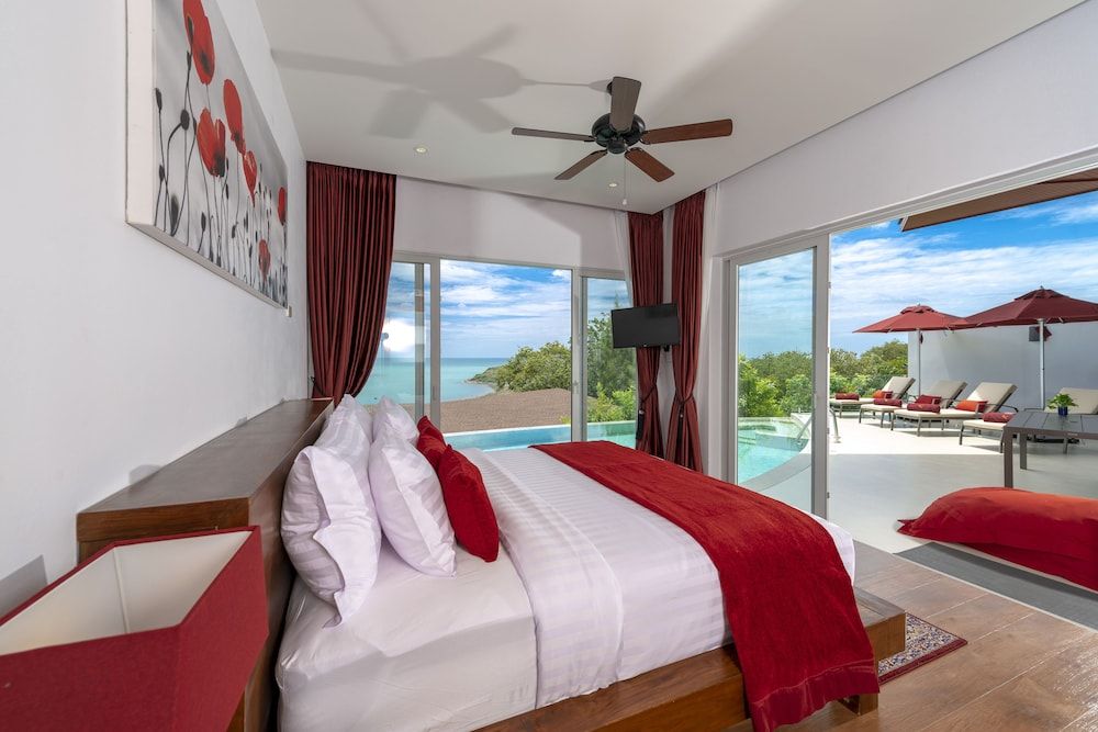 Eranda Pool Spa Villa, Chaweng 3-Bedroom Villa with Sea View