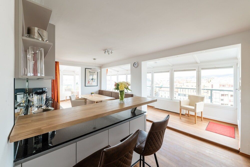 Skyflats Vienna Belle View Panoramic Penthouse, 2 Bedrooms, Patio, City View 20