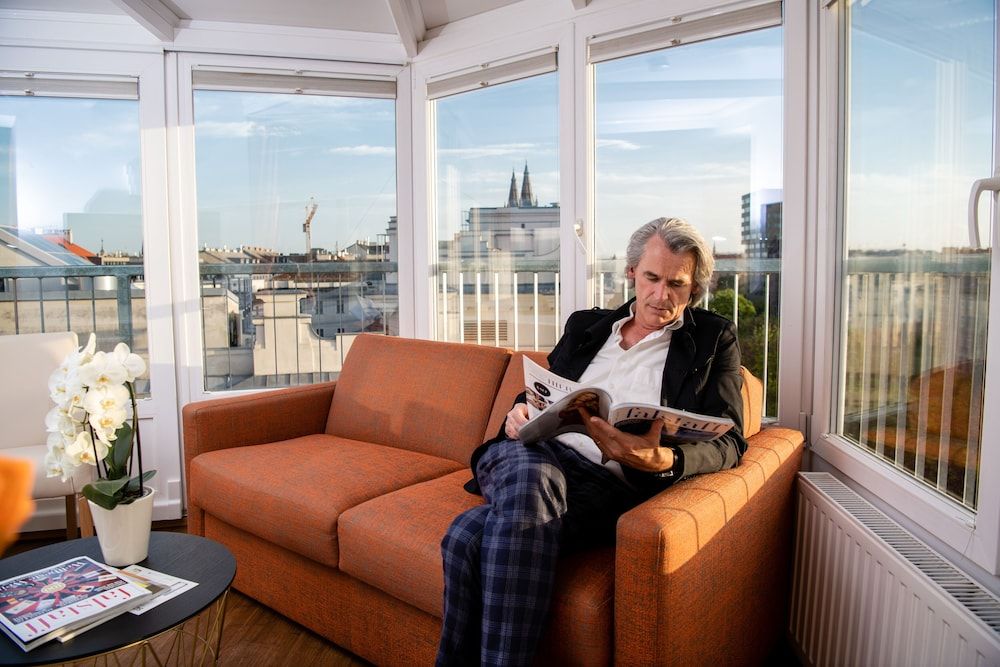 Skyflats Vienna Belle View Panoramic Penthouse, 2 Bedrooms, Patio, City View 12