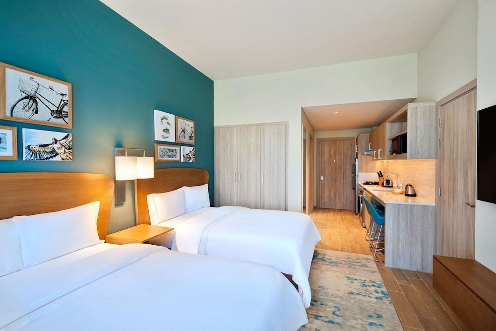 Element Al Jaddaf, Dubai Studio, 2 Double Beds 3