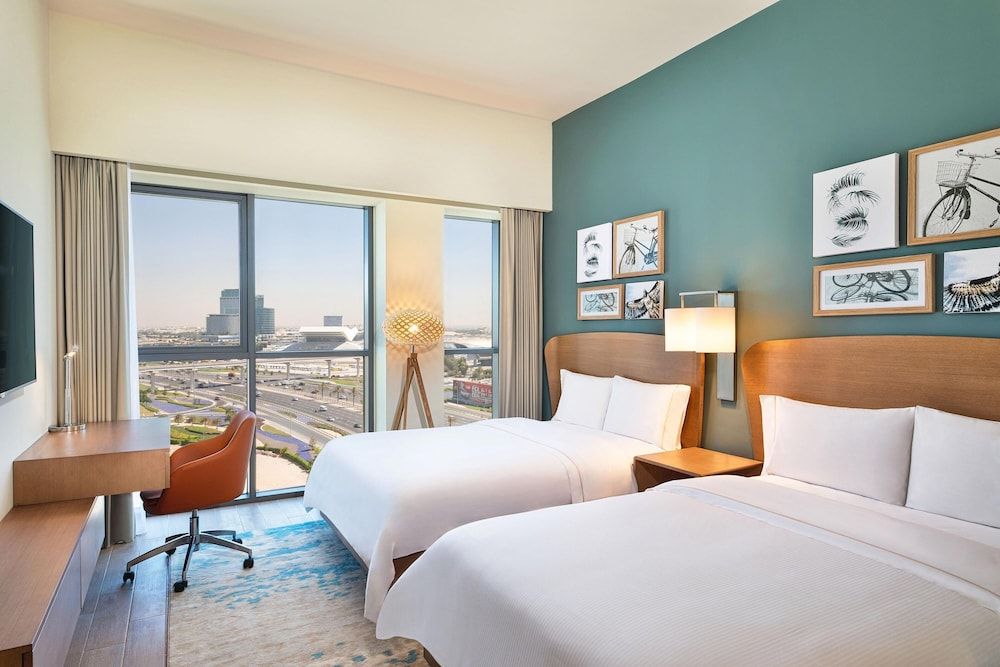 Element Al Jaddaf, Dubai Studio, 2 Double Beds 2