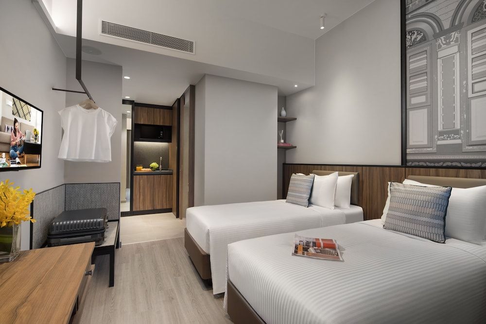 Citadines Rochor Singapore Studio, 2 Twin Beds