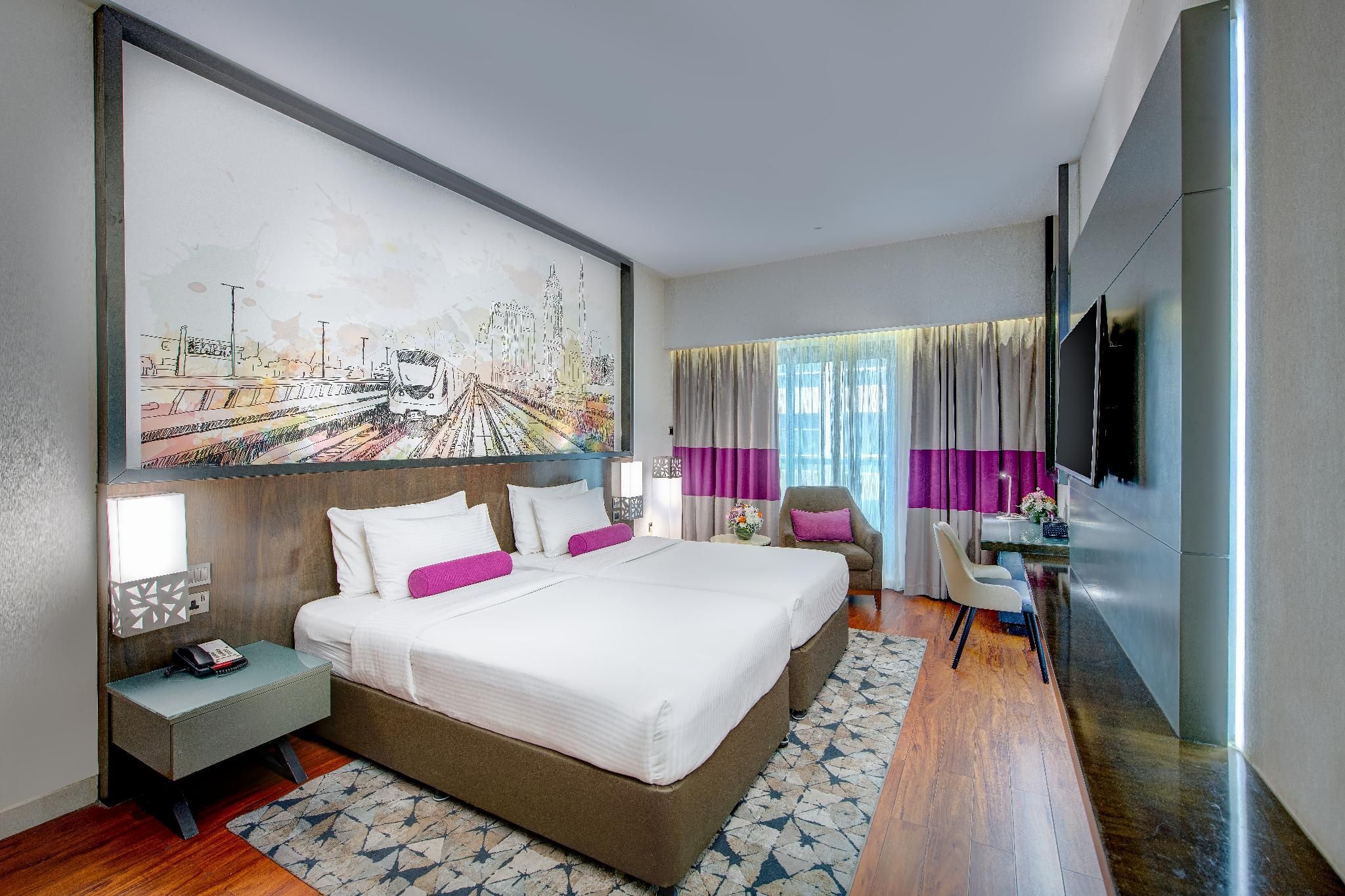 Howard Johnson Plaza by Wyndham Dubai Deira 2 Twin Beds, Deluxe Room, Non-Smoking