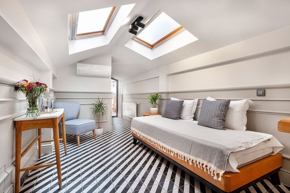 Attic Room With Balcony