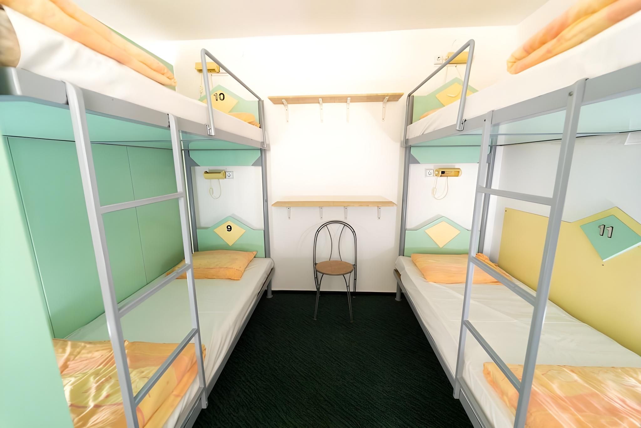 Bed in 12-Bed Female Dormitory Room