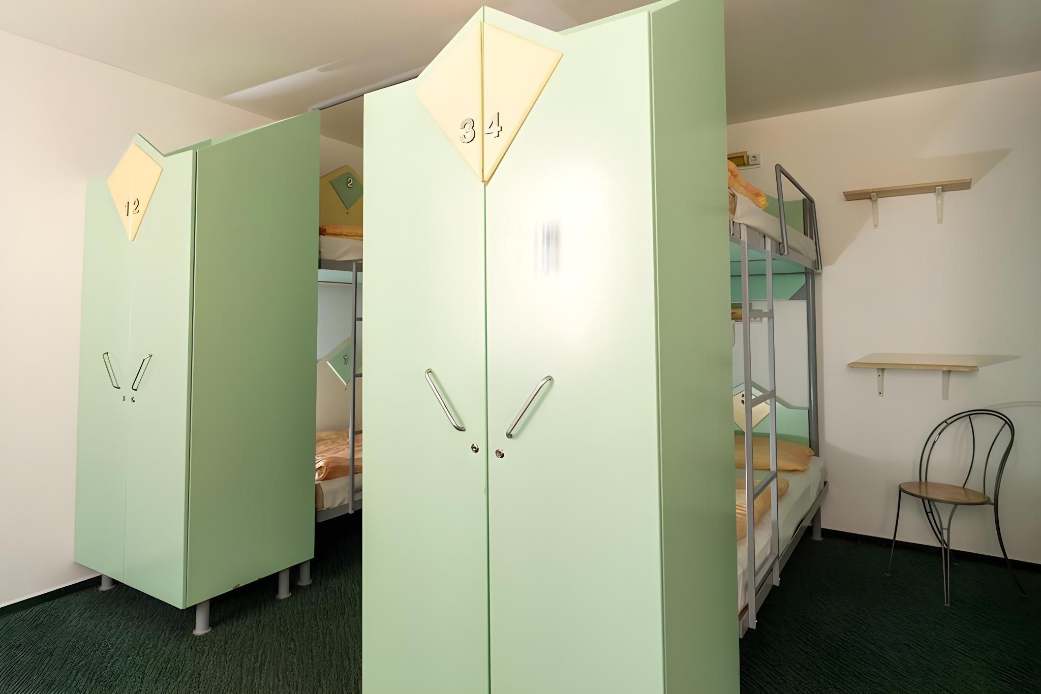 Bed in 12-Bed Female Dormitory Room