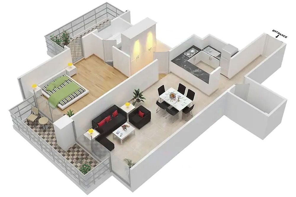 LUX Contemporary Suite Marina View 3