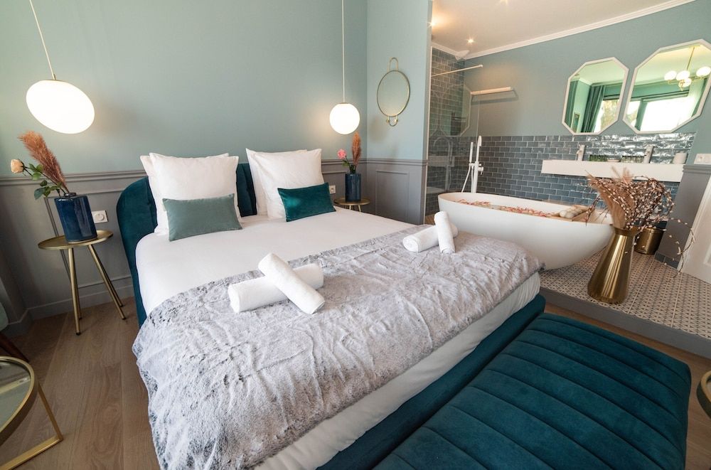 undefined The Parisian Blue Eiffel Tower 2