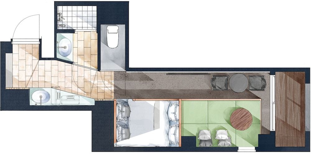 Sakura Cross Hotel Uenoiriya Annex Superior Triple Room Max5 Comfort3, Non Smoking 5