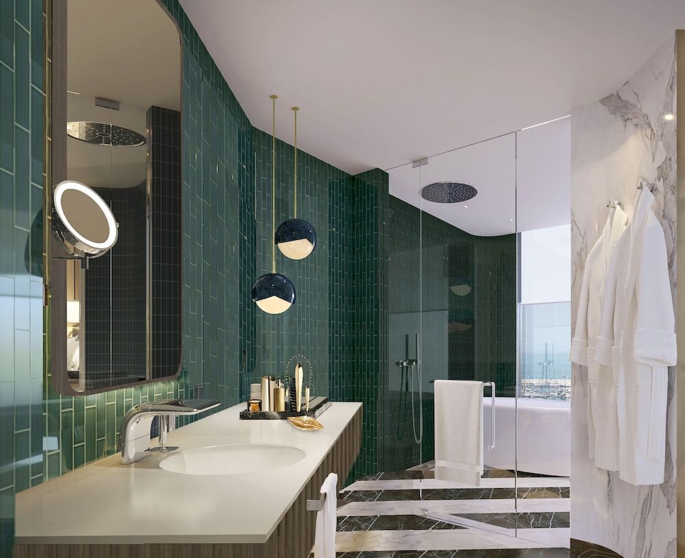 W Dubai - Mina Seyahi Deluxe Room, 1 King Bed, Balcony, Harbor View 6