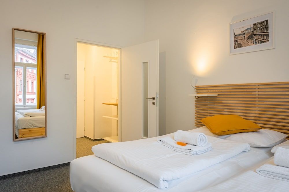 Hotel Ostaš City Double or Twin Room, 1 Bedroom, Refrigerator, City View 3