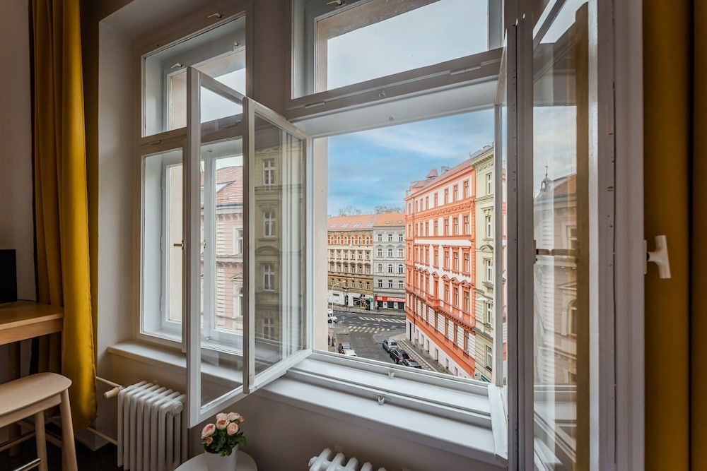 Hotel Ostaš City Double or Twin Room, 1 Bedroom, Refrigerator, City View 10