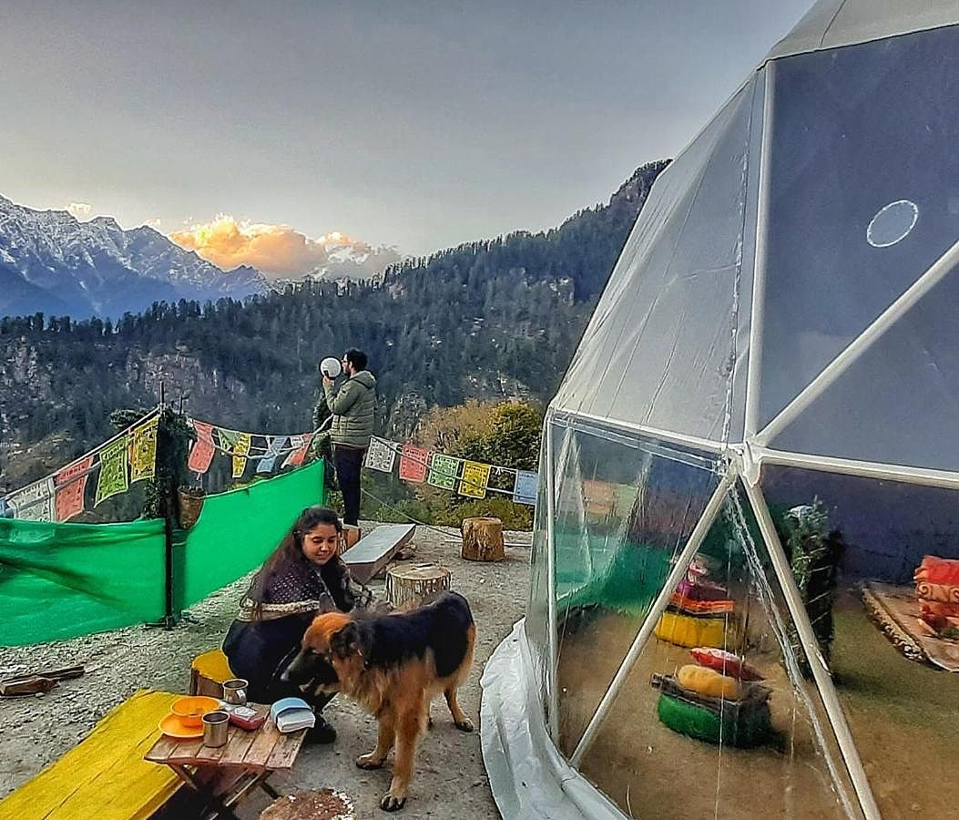 Nirvana Hamta Retreat | Domes, Tents & Cottages