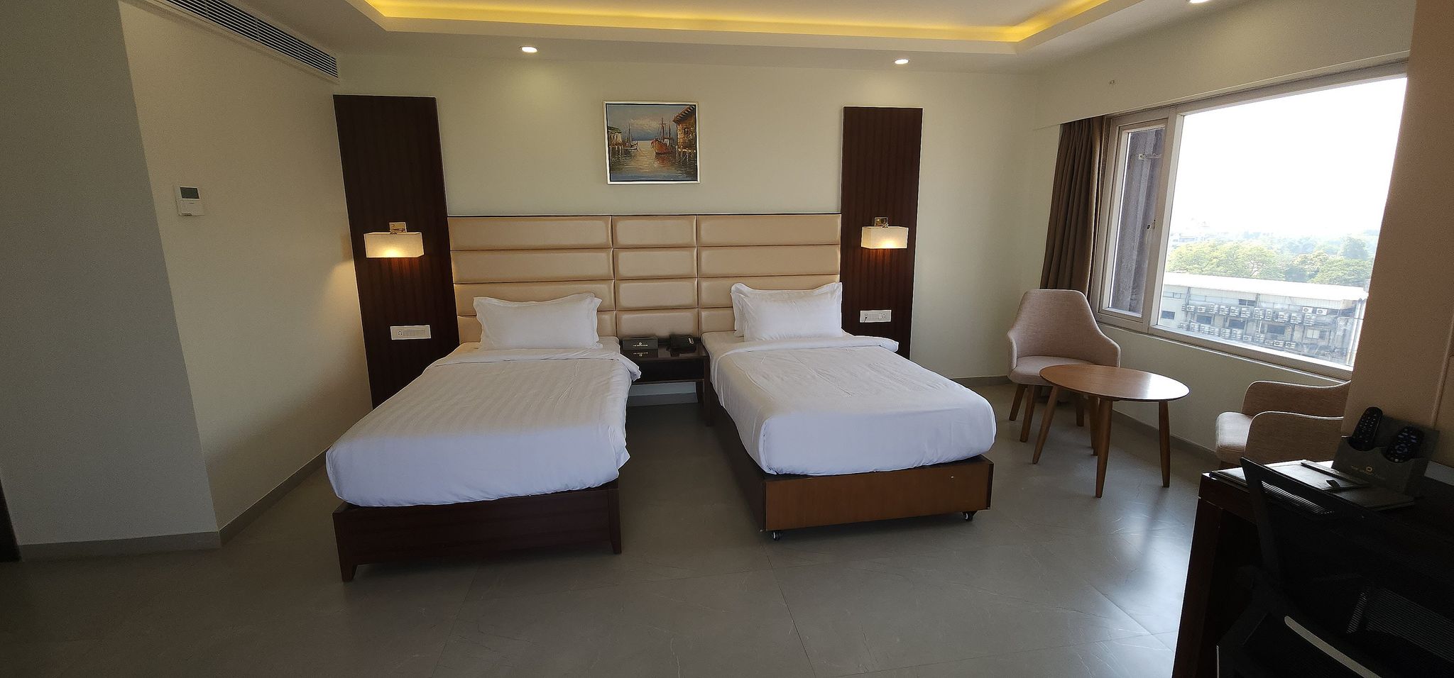 Apricot Suite Room - Pool View with Balcony