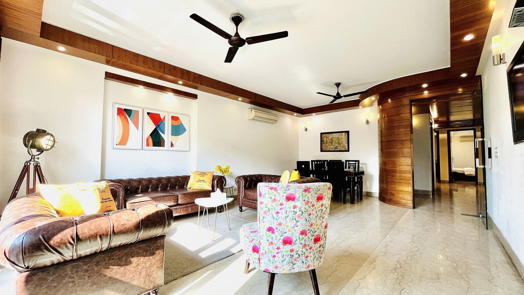 BluO Modern 3BHK M Block - Balcony, Parking , Lift