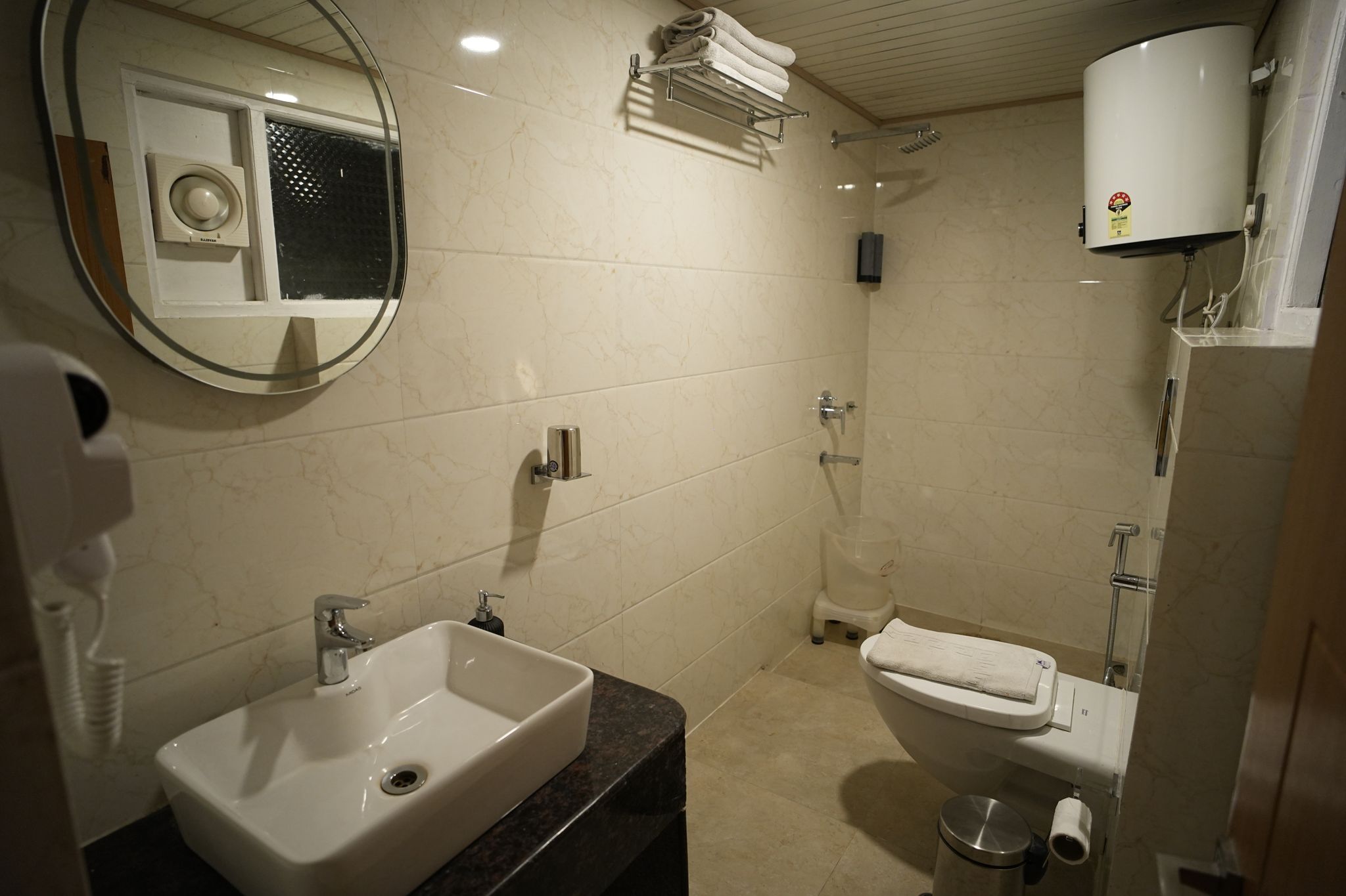 Attic Room with Heaters