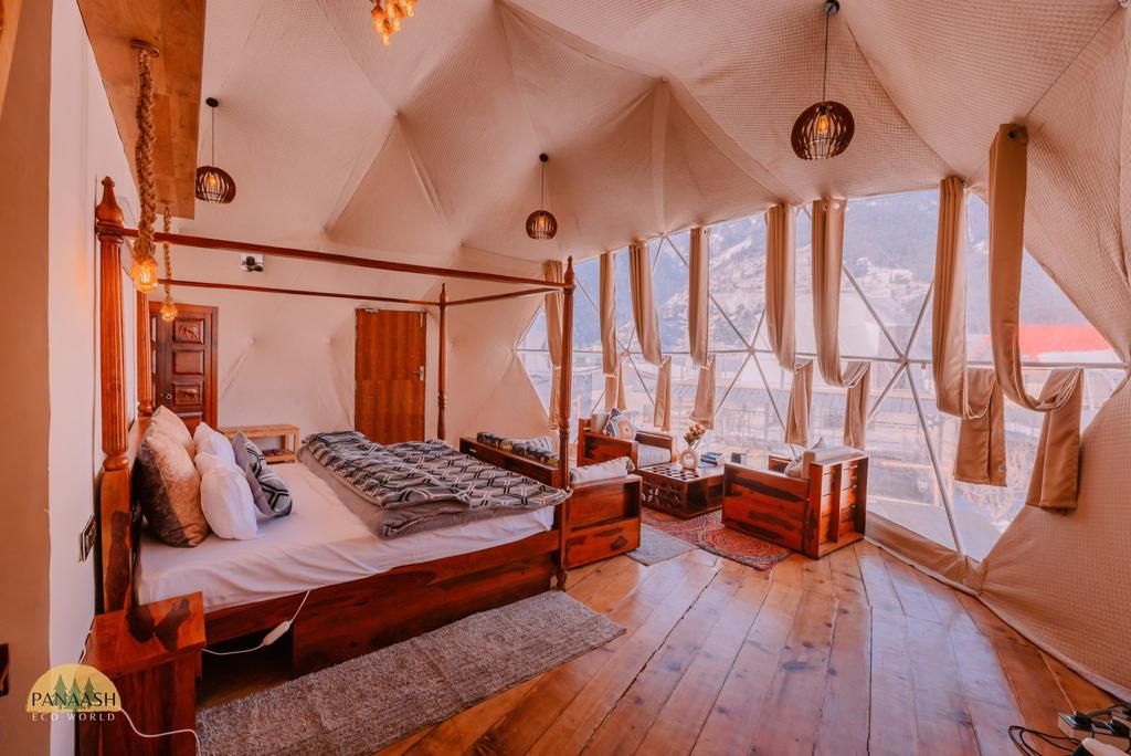 Panaash Eco World - A Luxury Glamping Dome Resort in Manali Romantic Glamping King Room 3