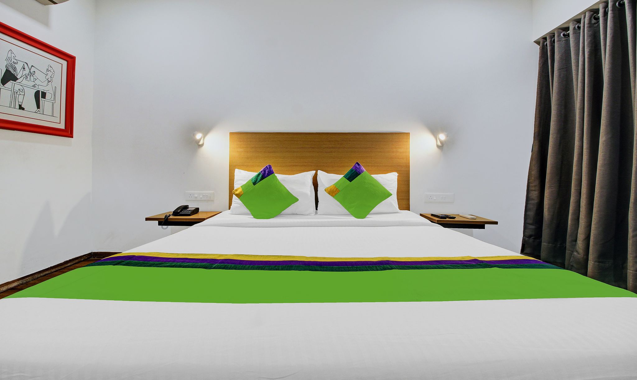 Treebo Town Plaza, Pune Station Standard Double Room 9