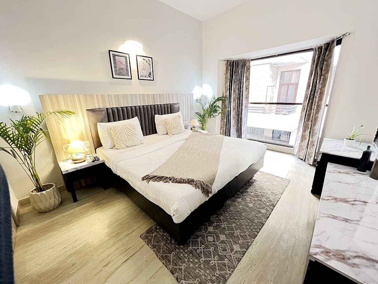 undefined 1BHK Premium Apartment with Balcony @BedChambers 8
